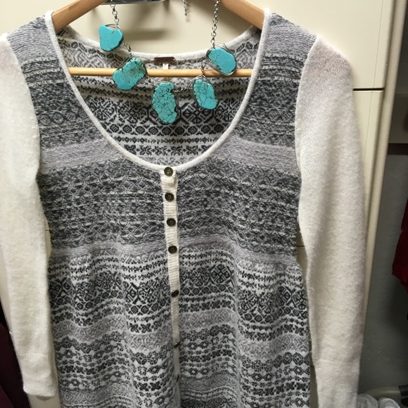 Free People Boho Sweater Size XS - Picture 3 of 6